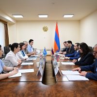 ԲՏԱ նախարարն ընդունել է ՅՈՒՆԻՍԵՖ-ի ներկայացուցիչներին