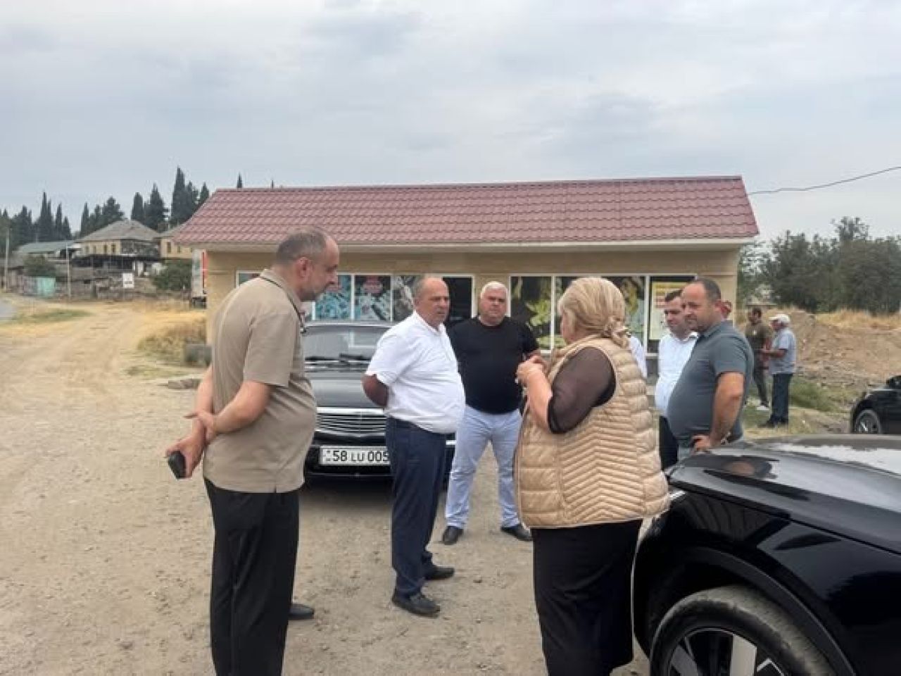 Դիտարկվել է Պտղավան բնակավայր տանող ճանապարհի շինարարական աշխատանքները