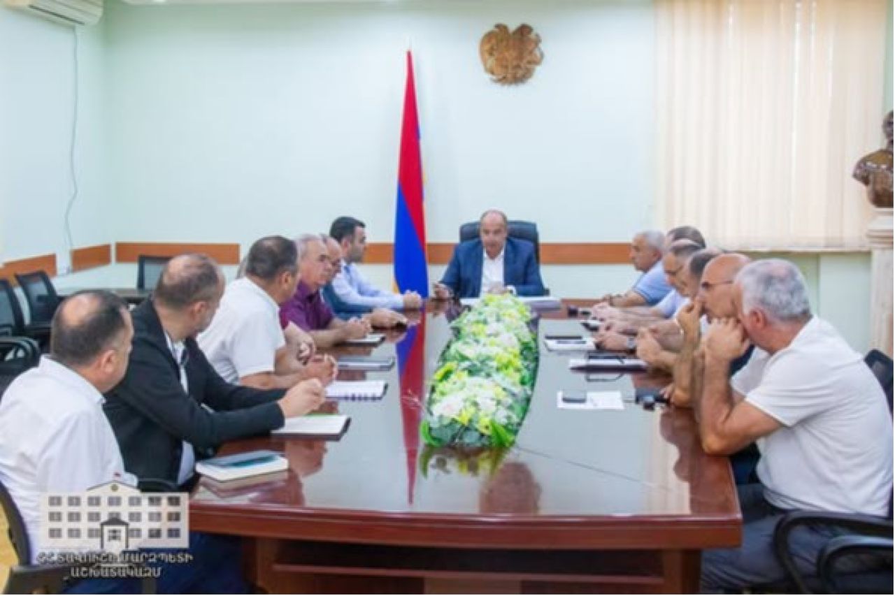 ՀՀ Տավուշի մարզպետ Հայկ Ղալումյանն աշխատանքային խորհրդակցություն է անցկացրել