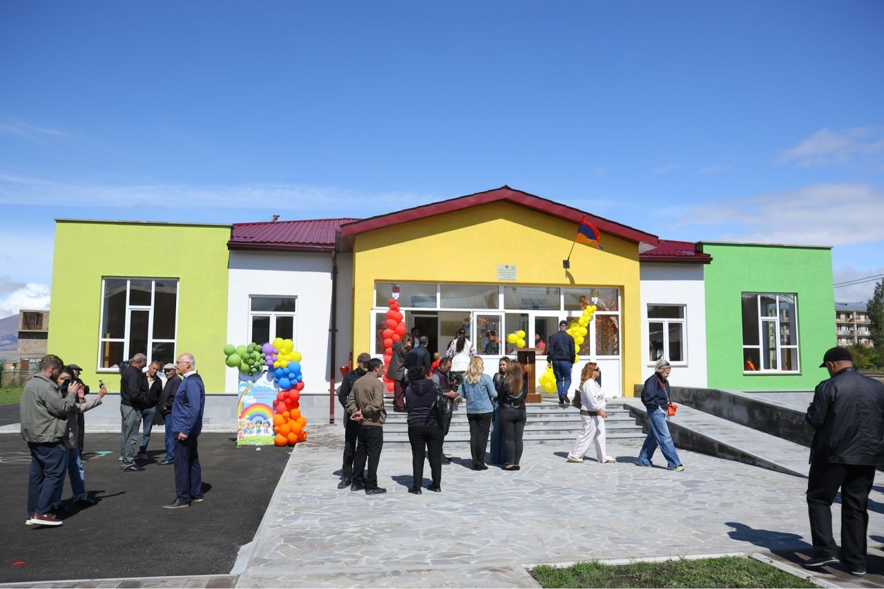 Վարդենիս համայնքի Բանավան թաղամասի նորակառույց մանկապարտեզի դռներն արդեն բաց են