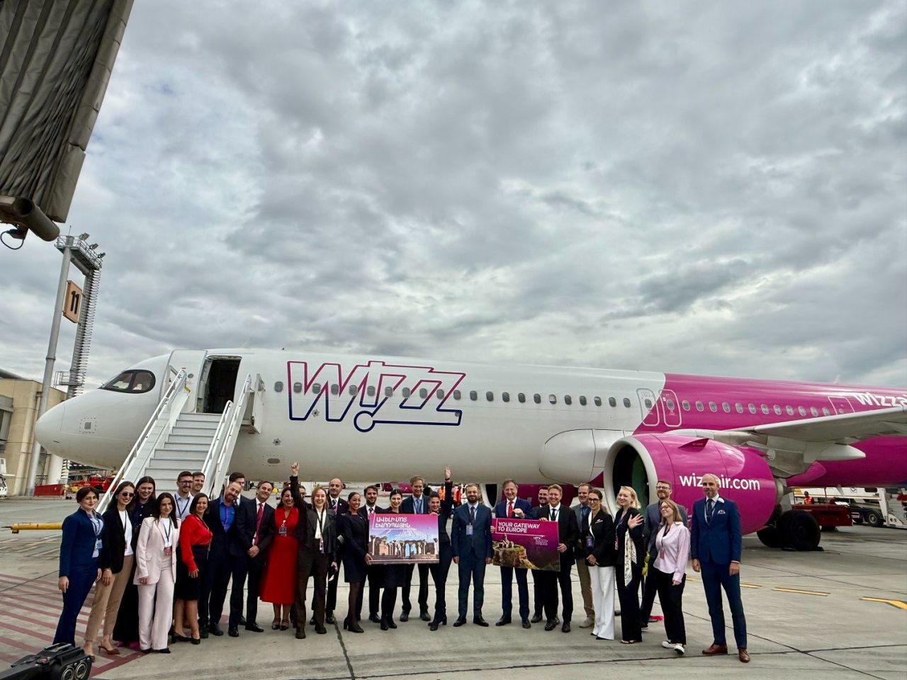 Wizz Air officially establishes its base at Zvartnots airport
