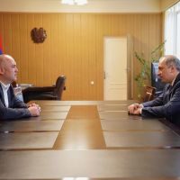 Արարատի մարզպետ Սեդրակ Թևոնյանն ընդունել է Էկոպարեկային ծառայության պետ Վլադիմիր Կիրակոսյանին