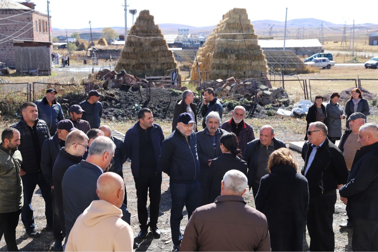 Շիրակի մարզպետ Դավիթ Առուշանյանը համայնքային այցելությունների շրջանակում  եղել է Ամասիա համայնքում