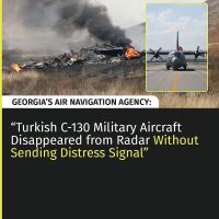 Georgia’s air navigation agency, Sakaeronavigatsia, confirmed that a Turkish C-130 military aircraft crashed near the Georgia–Azerbaijan border on November 11