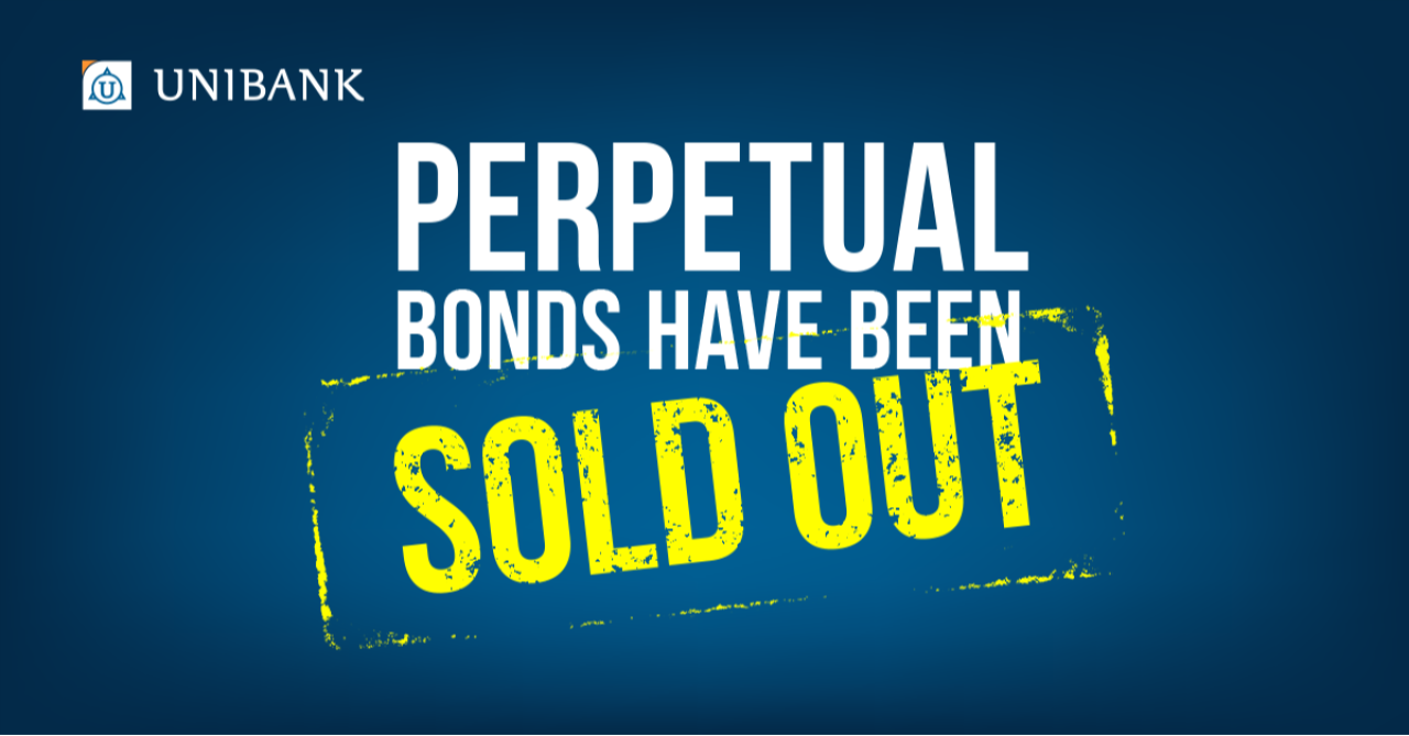 Unibank Completed the Placement of Its Third Issuance of Perpetual Bonds