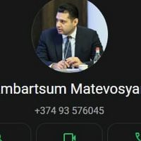Համբարձում Մաթևոսյանի անունով WhatsApp-ում բացվել է կեղծ օգտահաշիվ