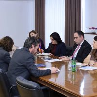 Դավիթ Խուդաթյանն ընդունել է Հայաստանում ՄԱԿ-ի Փախստականների հարցերով գերագույն հանձնակատարի ներկայացուցչին