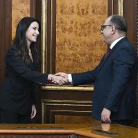Տիգրան Խաչատրյանը հյուրընկալել է Մարիամ Քվրիվիշվիլիի գլխավորած պատվիրակությանը