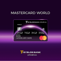 Byblos Bank Armenia introduces the Mastercard World card