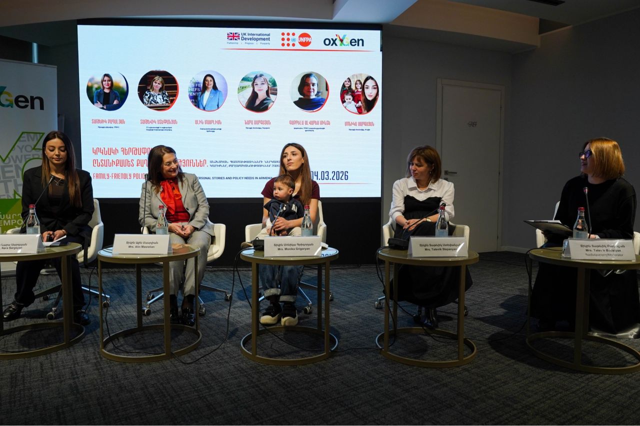 The UNFPA in Armenia and the OxYGen Foundation initiated an event ahead of International Women's Rights Day