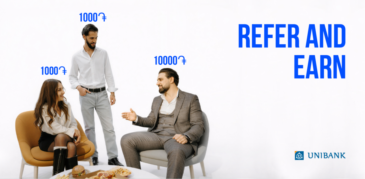 Unibank Launches Referral Campaign “Invite Friends and Get Bonuses"