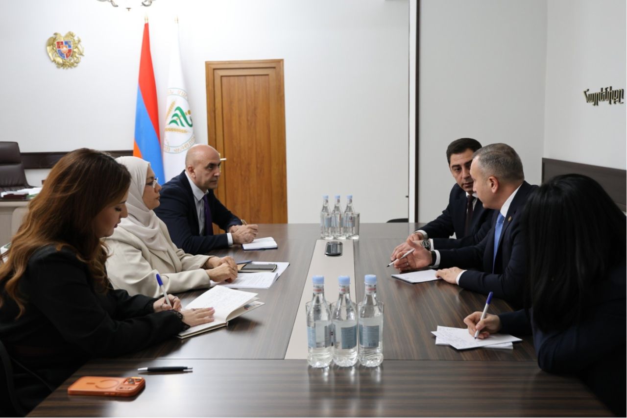 ՍԱՏՄ ղեկավարն ընդունել է ԱՄԷ դեսպանի պատվիրակությանը