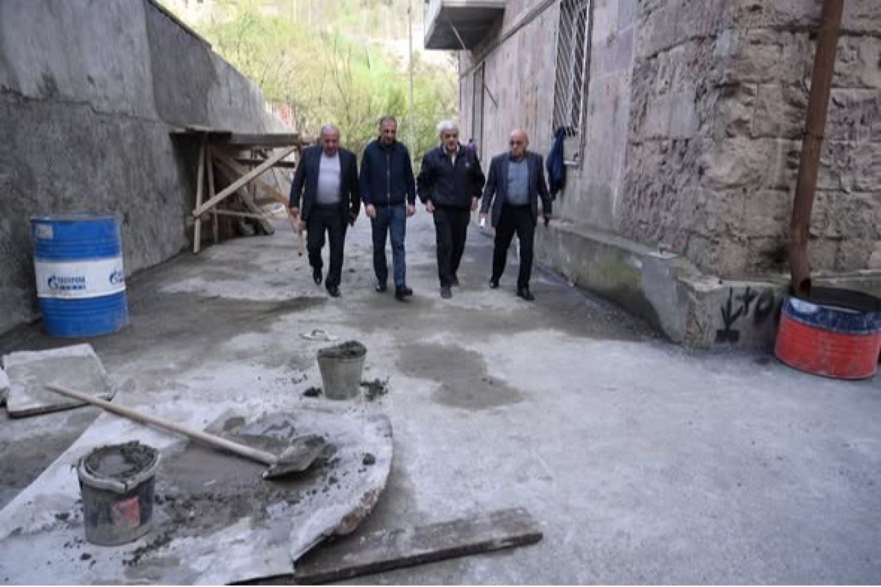 Դիտարկվել է Կապանում որոշ աշխատանքների ընթացքը