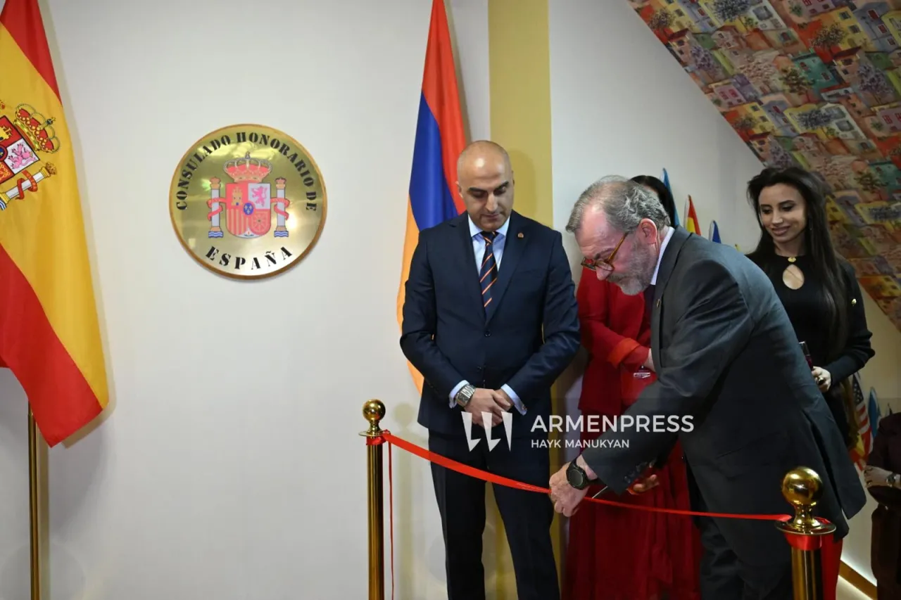 Երևանում հանդիսավորությամբ բացվեց Իսպանիայի Թագավորության Պատվավոր հյուպատոսությունը