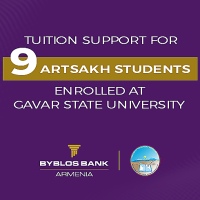 Byblos Bank Armenia provides tuition support for 9 students displaced from Artsakh