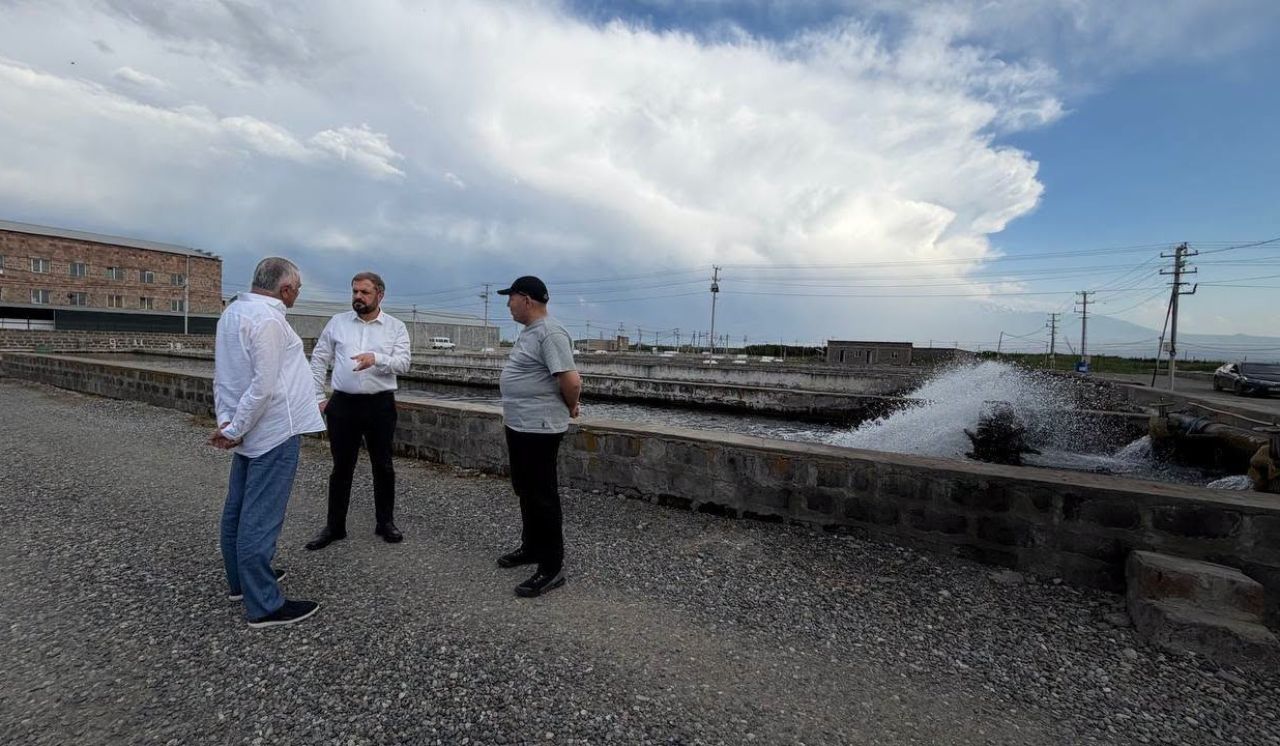 Պապոյանը ձկնաբուծարանում քննարկել է ձկնատեսակների՝ ԵՄ արտահանման հնարավորությունը