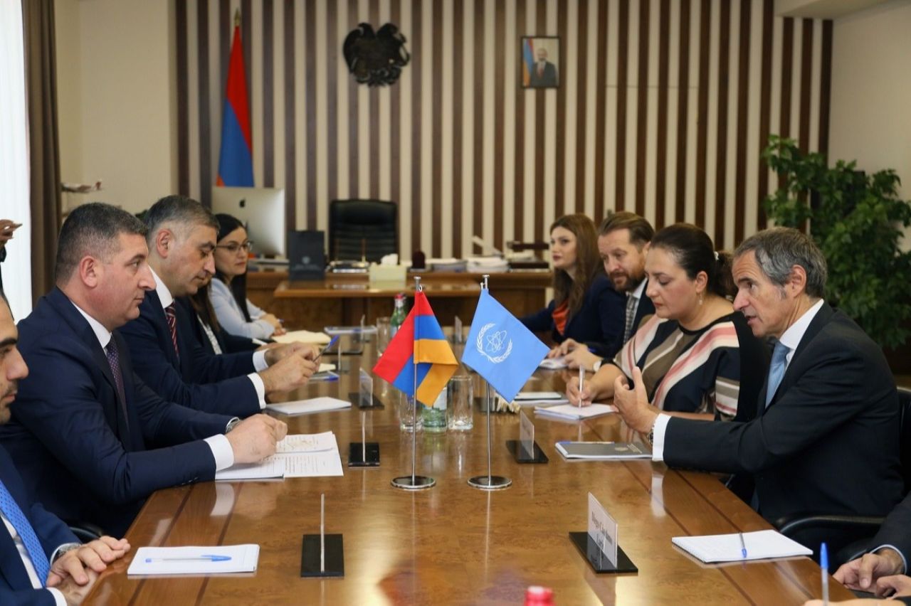 Սանոսյանն ու ԱԷՄԳ գլխավոր տնօրենը քննարկել են նոր ատոմային էներգաբլոկի կառուցման նախագծային աշխատանքները