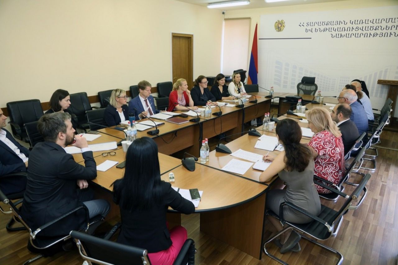 ՀՀ ՏԿԵ նախարարի տեղակալներն ընդունել են Գերմանիայի միջազգային համագործակցության ընկերության ներկայացուցիչներին