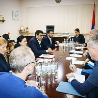 ԵԱՀԿ կարիքների գնահատման թիմի անդամները հանդիպել են Գորիս համայնքի ղեկավարին