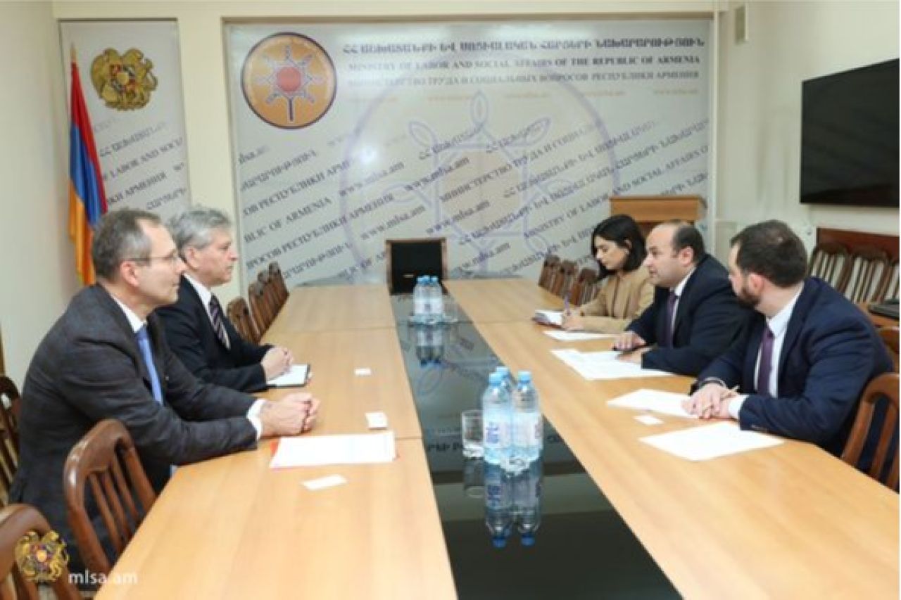 Նարեկ Մկրտչյանն այսօր ընդունել է Հայաստանում Ավստրիայի Հանրապետության դեսպան Ալոիս Կրաուտին