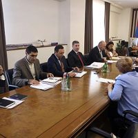 Գնել Սանոսյանը ընդունել է Կայունացման և զարգացման եվրասիական հիմնադրամի ներդրումային վարկերի խմբի անդամներին
