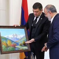 Գևորգ Փարսյանը ընդունել է Կապանում Իրանի Իսլամական Հանրապետության գլխավոր հյուպատոս Մորթեզա Աբեդին Վարամինին