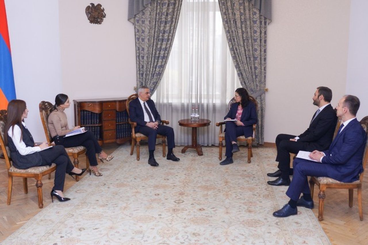 Փոխվարչապետ Մհեր Գրիգորյանն ընդունել է ՎԶԵԲ տարածաշրջանային տնօրենին