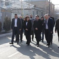 Նազելի Բաղդասարյանը շրջել է սուբվենցիոն ծրագրերով 2022-ին վերանորոգված փողոցներում