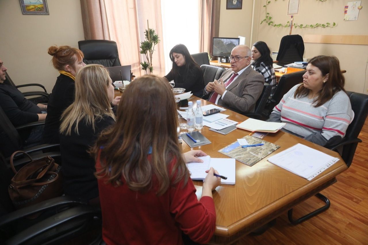 Վաչե Տերտերյանը ընդունել է ՄԱԿ-ի Պարենի համաշխարհային ծրագրի պաշտոնակատար Նաննա Սկաուի գլխավորած պատվիրակությանը