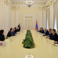 Նախագահ Վահագն Խաչատուրյանն ընդունել է Խորվաթիայի արտաքին և եվրոպական գործերի նախարար Գորդան Գրլիչ Ռադմանին