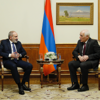 Արտաքին անվտանգության և խաղաղության ապահովումը բացարձակ առաջնահերթություն են․ Փաշինյանն ու Խաչատուրյանը հանդիպել են