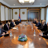 Նախագահ Վահագն Խաչատուրյանն ընդունել է Հայաստանի ֆոնդային բորսայի Դիտորդ խորհրդի անդամներին