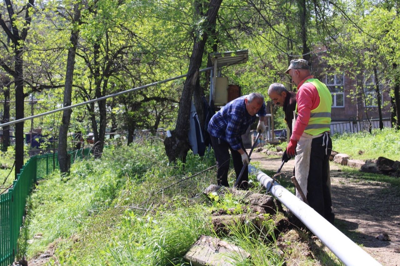 Մեկնարկել են Բերդ քաղաքի կենտրոնական զբոսայգու հիմնանորոգման աշխատանքները